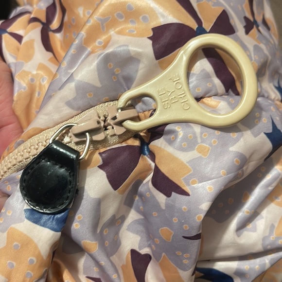 CHLOE LAMB PUFFER BAG FLORAL SEE BY CHLOE ABSOLUTELY ADORABLE SOFT AND SQUISHY - Picture 14 of 16